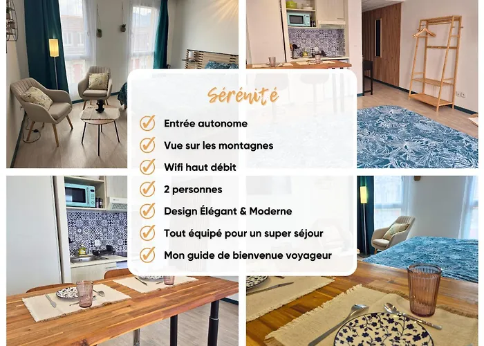 Appartement Serenite - Spacieux - Vue - Equipe Lourdes